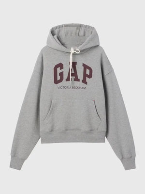 Gap x Victoria Beckham Pullover Hoodie featuring subtle design detailing and lightweight breathable construction