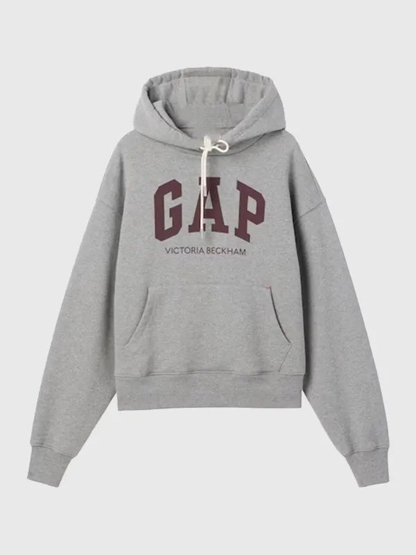 Gap x Victoria Beckham Pullover Hoodie featuring subtle design detailing and lightweight breathable construction