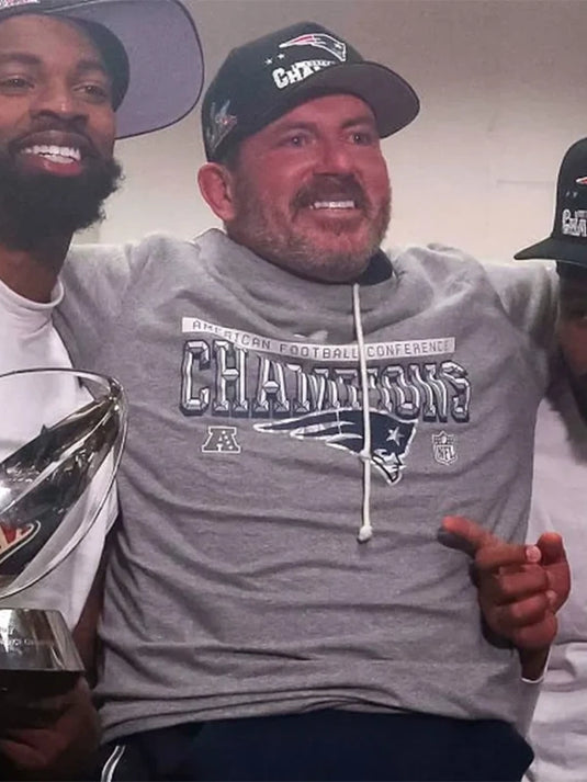 2025 AFC Champions New England Patriots locker room style t-shirt by Nike