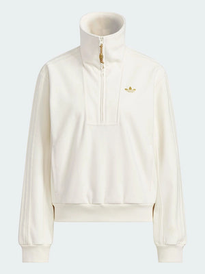 Recreation cream halfzip fleece sweatshirt based on the Adidas SS26 Lunar New Year design