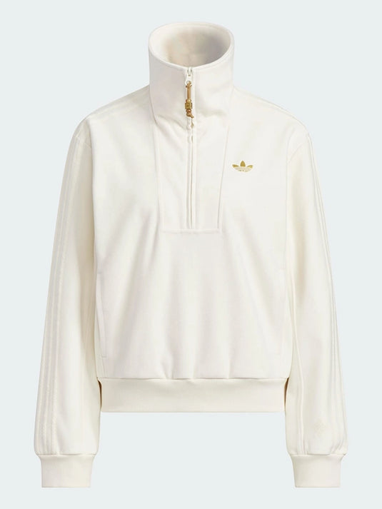 Recreation cream halfzip fleece sweatshirt based on the Adidas SS26 Lunar New Year design