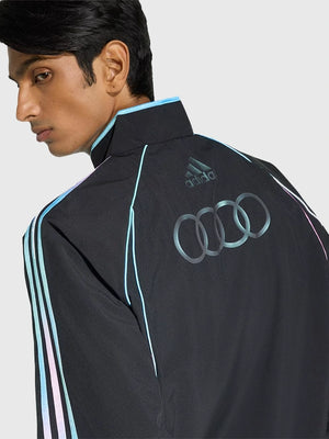 Adidas Audi Revolut F1 Team Track Jacket featuring modern sporty styling and lightweight everyday wear construction