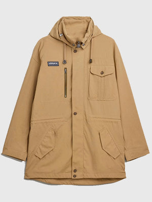 Adidas 2026 Longridge SPZL Hooded Parka Jacket featuring durable outer shell and refined heritage-inspired design detailing