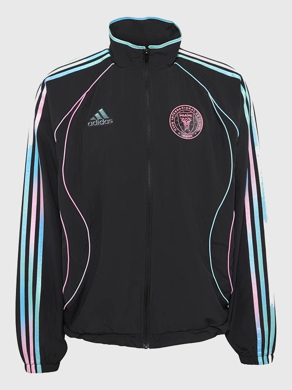 Adidas 2026 Audi Revolut F1 Team Inter Miami Full-Zip Track Jacket featuring sleek performance fabric and motorsport-inspired detailing