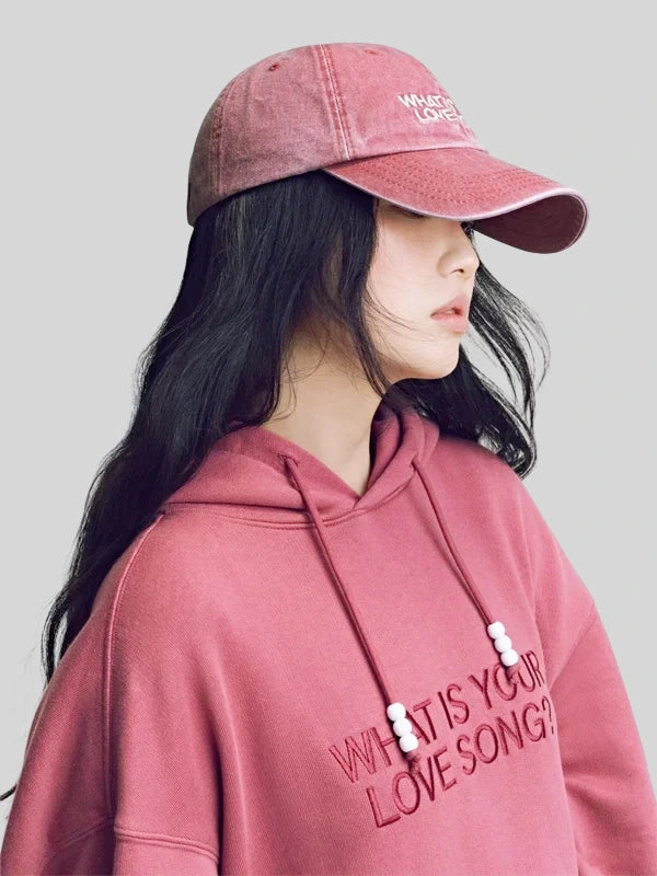 RECREATED Arirang BTS What Is Your Love Song Maroon Pullover Hoodie featuring a clean silhouette with bold music-themed appeal