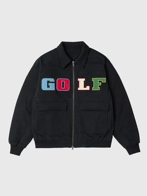 Golf Wang Airborne Jacket featuring clean silhouette, functional design elements, and vibrant design appeal