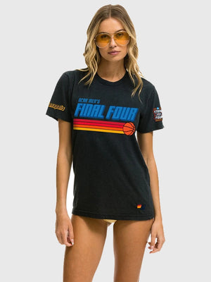 Black Aviator Nation Final Four 2026 Indianapolis crew t-shirt recreated with soft fabric and clean everyday styling