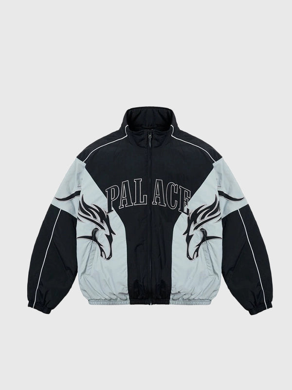 Palace Skateboards 2026 Horses jacket RECREATED in full zip unisex style, designed for modern skate and casual street vibes