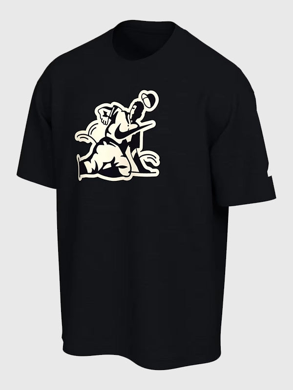 Nike Sportswear Club Jackie Robinson T-Shirt featuring soft cotton construction and clean tribute-inspired front graphic