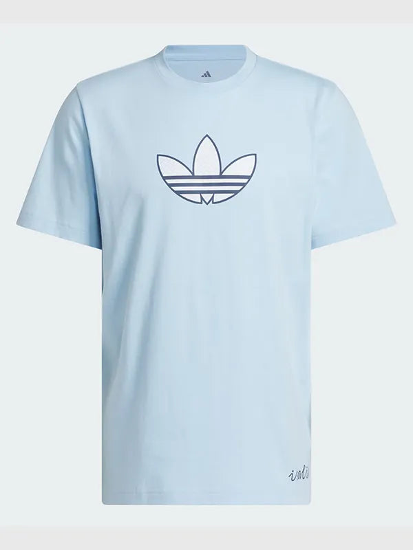 RECREATED Adidas FIFA World Cup 2026 Italy national football team Away Blue Graphic T-Shirt Unisex featuring soft cotton fabric with bold football-inspired graphics