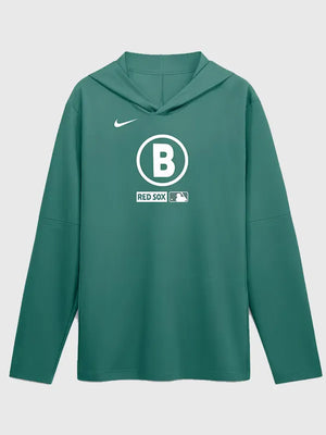 RECREATED Boston Red Sox Nike Green City Connect Dri-FIT Hoodie crafted with moisture-wicking fabric and a modern athletic silhouette