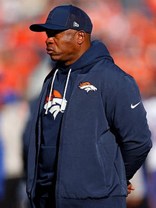 Denver Broncos 2025 unisex bomber jacket in navy built for comfort and versatile outerwear styling