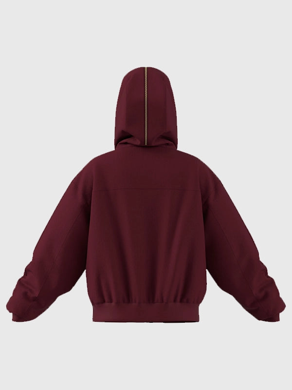 RECREATED Adidas SS26 Lunar New Year jacket designed in brown with soft padding and corduroy finish