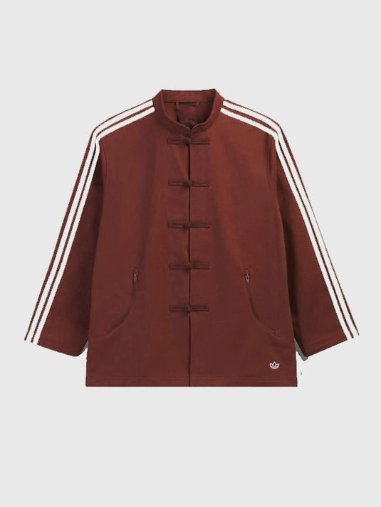 Brown RECREATED Adidas CLOT Chinese New Year track jacket by Edison Chen featuring refined detailing