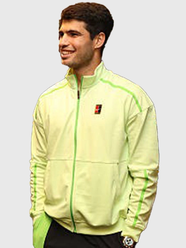 Carlos Alcaraz Australian Open 2026 Final RECREATED NikeCourt Heritage full-zip jacket in green