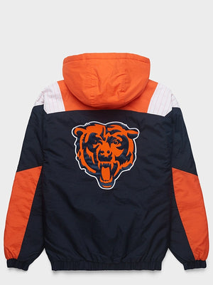 Pullover jacket recreated from Homage x Starter Chicago Bears collection with cozy, lightweight construction