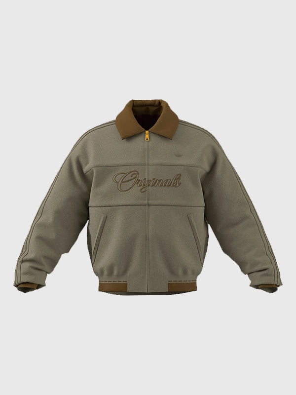 RECREATED Adidas Chinese New Year SS26 bomber jacket featuring an oversized fit and refined crafted details