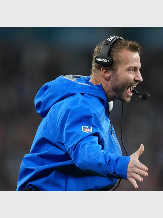 LA Rams 2025 Coach Sean McVay Blue Jacket