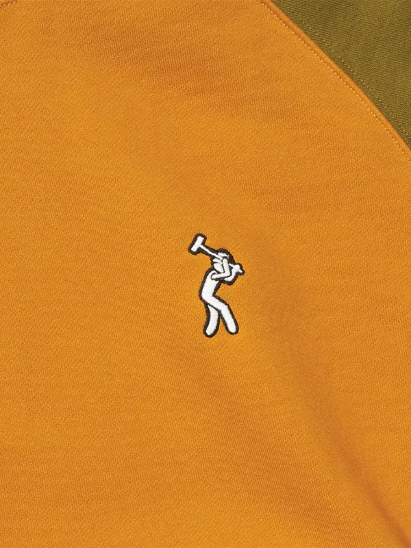 Working Man Concrete Boys pullover hoodie in colorblock design with adjustable drawstring hood and kangaroo pocket