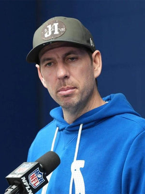 Coach Shane Steichen inspired recreated blue fleece hoodie featuring Nike sideline construction and everyday comfort Nike