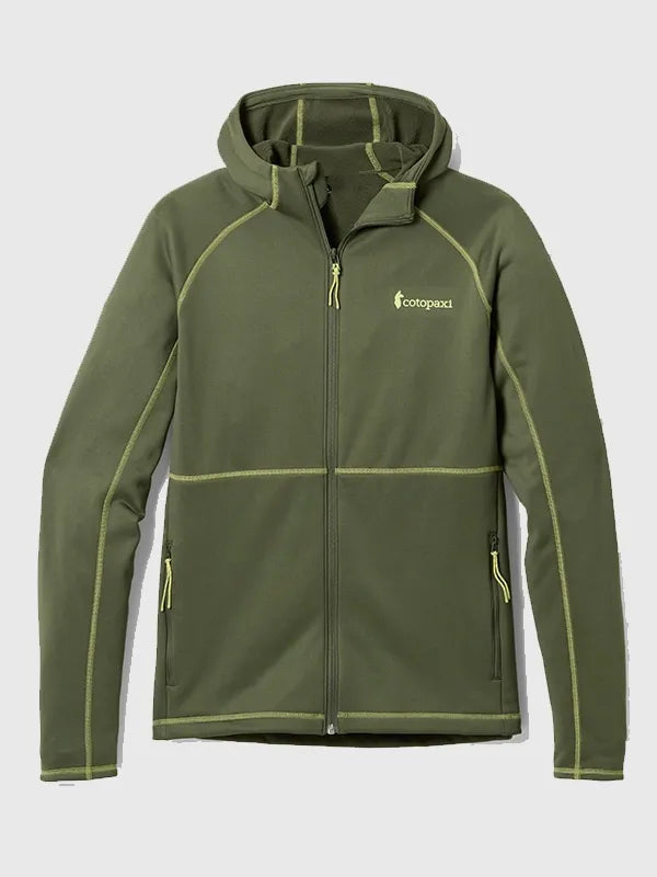 Green Cotopaxi Tempa 2026 fleece hooded jacket recreated with lightweight warmth and relaxed silhouette