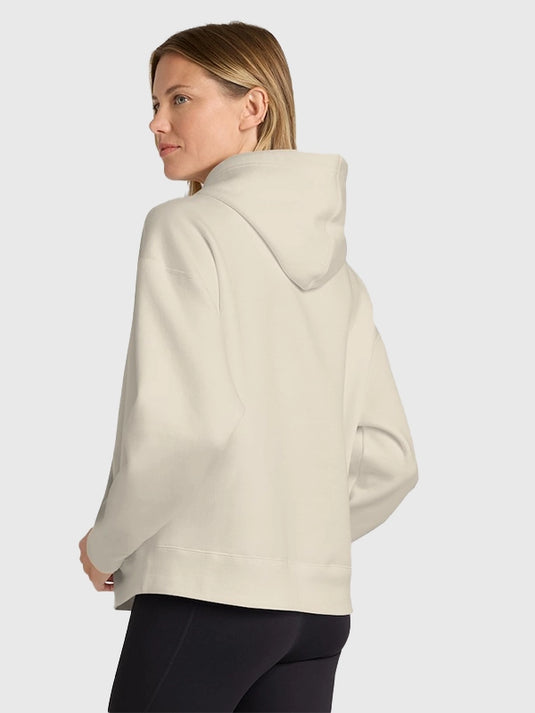 Cream RECREATED Seahawks 2026 Fanatics Dove Legacy hoodie featuring relaxed unisex fit