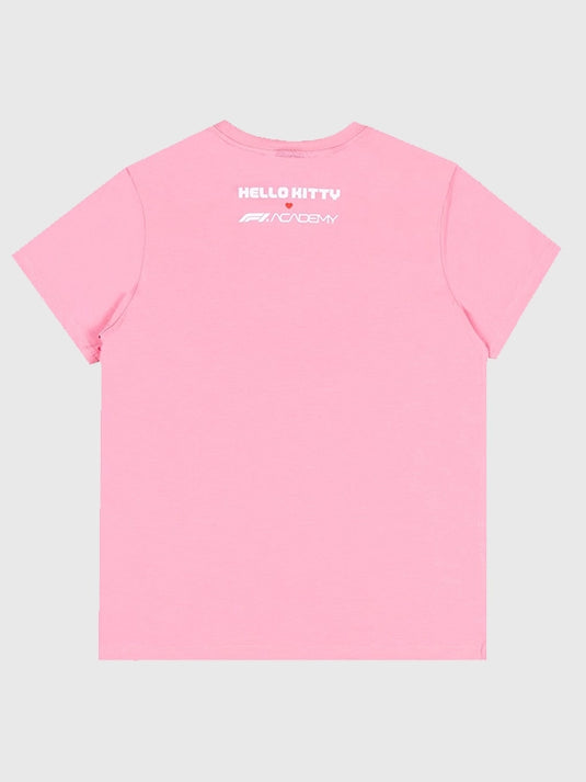 Recreation Formula 1 Academy Hello Kitty Pink Tee made from soft, breathable cotton.