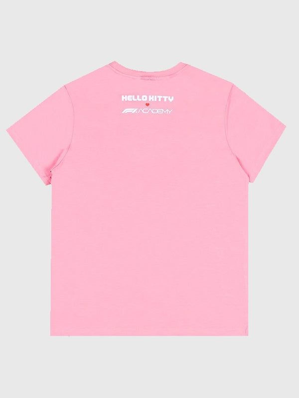 Recreation Formula 1 Academy Hello Kitty Pink Tee made from soft, breathable cotton.