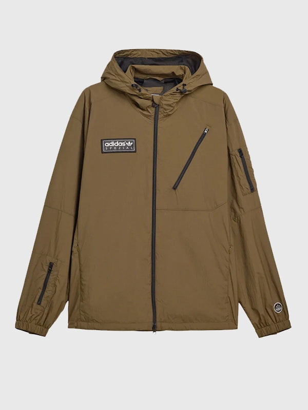 Adidas Buckstead SPZL Hooded Full Zip Jacket featuring premium fabric construction and clean heritage-inspired detailing