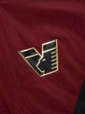 Recreated Unisex Nike Nocta x Venezia 25/26 track jacket in red featuring sleek athletic design and full-zip front closure