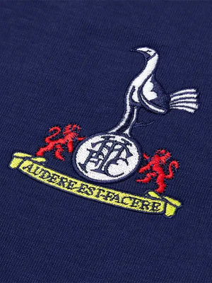 RECREATED Nike Tottenham Spurs FC 2025/26 T90 Tech Fleece Hoodie in Navy featuring a streamlined look with cozy fleece interior