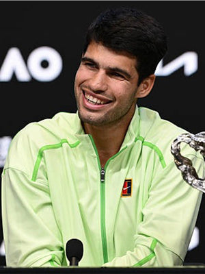 NikeCourt Heritage RECREATED Carlos Alcaraz Australian Open 2026 Final green tennis jacket