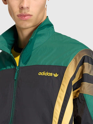 Recreated Adidas Laneway Lookbook 2026 Santiago full zip track jacket in green with a bold sporty finish