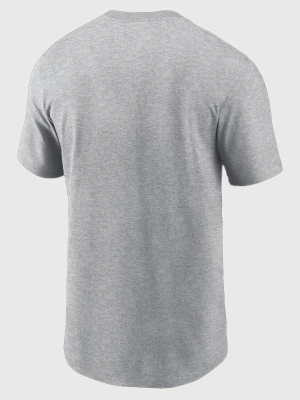 Seattle Seahawks inspired Nike t-shirt in heather grey marking the 2025 NFC Championship run