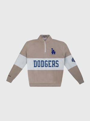 Los Angeles Dodgers WAG Quarter Zip Sweatshirt featuring minimal design approach and comfortable layering functionality