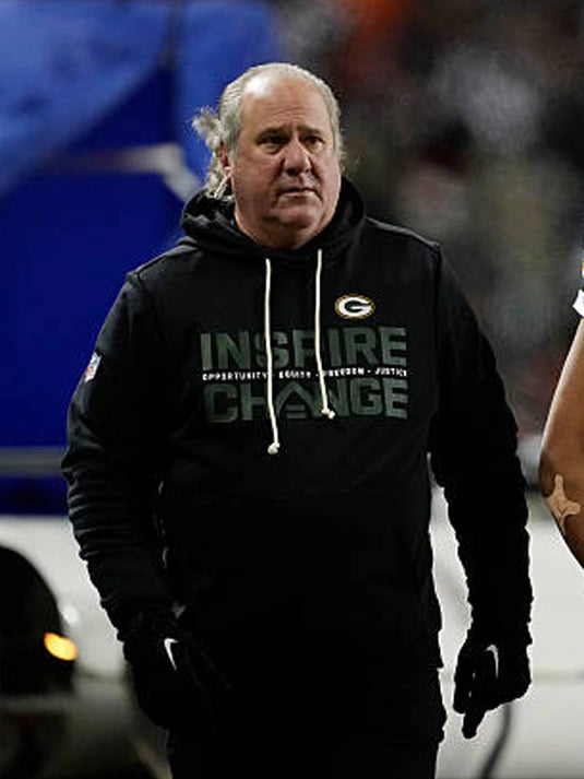 Green Bay Packers 2025 Inspire Change Nike hoodie in black crafted for comfort with statement typography