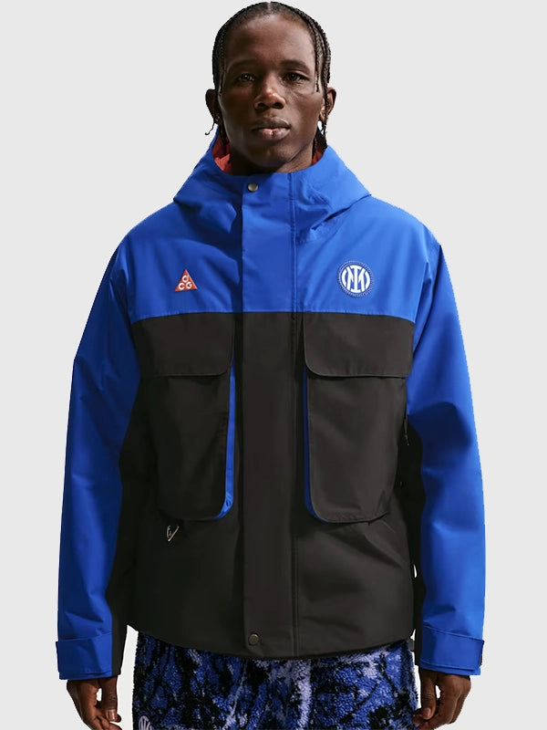 Recreated Nike Inter Milan x ACG 2025/26 jacket offering a balance of football culture and outdoor performance style