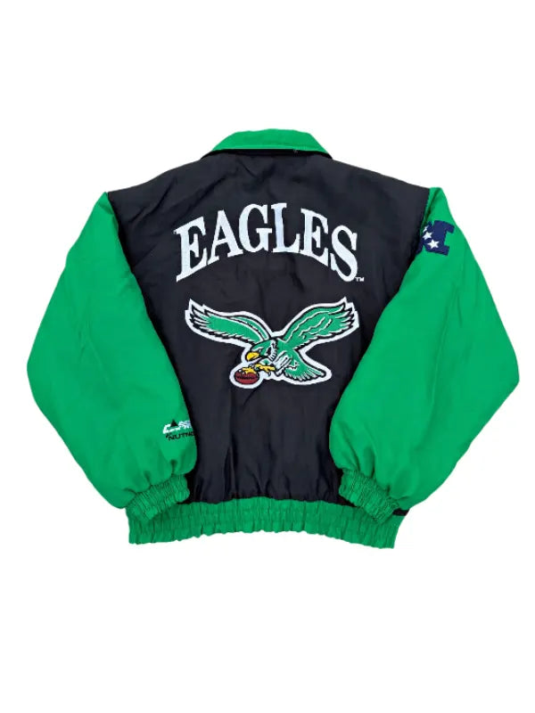 Recreated Philadelphia Eagles anorak jacket inspired by Jalen Hurts with lightweight and versatile design