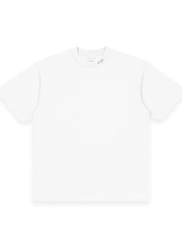 Recreated white Justin Bieber Skylrk Coachella Live T-shirt with versatile casual wear appeal and clean graphic finish