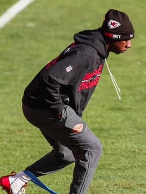 Kansas City Chiefs Inspire Change 2025 black hoodie by Nike combining comfort with meaningful messaging