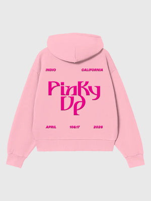 Katseye Zip Up Fleece Hoodie featuring comfortable texture, ribbed trims, and understated graphic accents