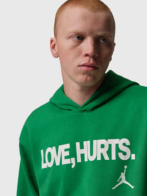 Kelly green RECREATED Philadelphia Eagles Jalen Hurts x Jordan Love Hurts 2026 hoodie inspired by iconic NFL aesthetics