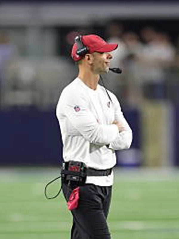 Recreated Nike Arizona Cardinals Long Sleeves T-Shirt inspired by Coach Jonathan Gannon’s sideline look.