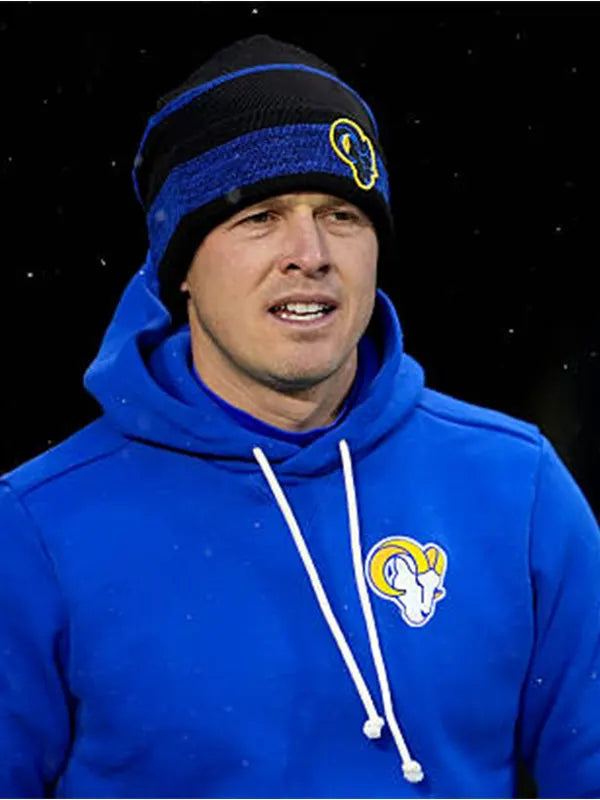 Los Angeles Rams pullover fleece hoodie combining team identity with a laid-back athletic aesthetic
