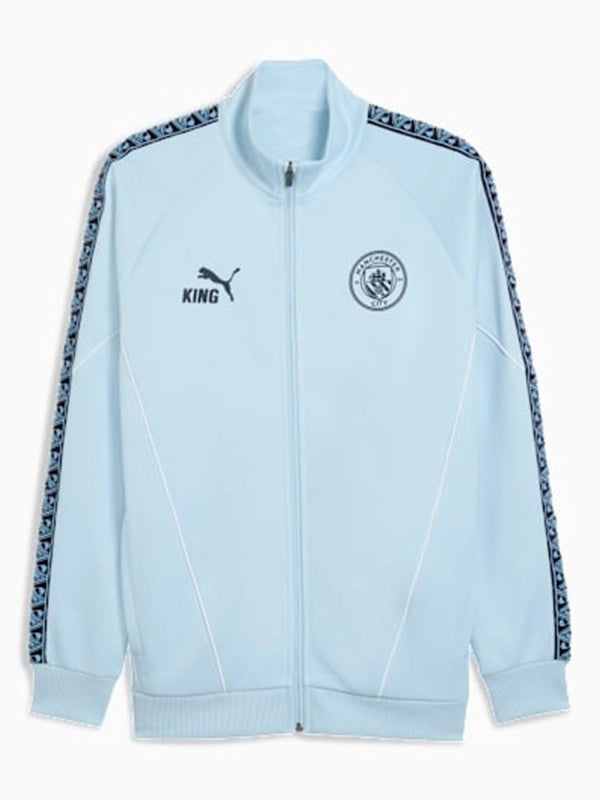 Recreation Puma Manchester City King Anthem full-zip track jacket in light blue with bold club-inspired styling