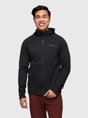 Recreated Cotopaxi Tempa 2026 grey fleece jacket with hood for men and women featuring smooth finish and relaxed fit