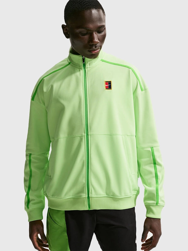 RECREATED Australian Open 2026 Final NikeCourt Heritage jacket worn by Carlos Alcaraz in green