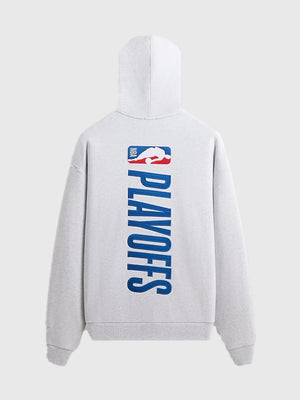 Giorgio Armani & Kith New York Knicks Nelson fleece hoodie, RECREATED for 2026 Playoffs with pullover construction, ribbed trims, and premium streetwear feel