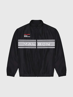 Malbon x Formula 1 2026 Miami Grand Prix Track Jacket featuring sleek performance fabric and motorsport-inspired detailing