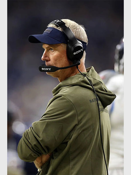 Mike McCoy Tennessee Titans Salute to Service 2025 Hoodie